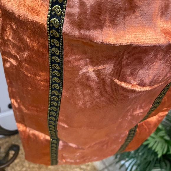 Beautiful Made in India Mixed Fabric Patchwork Reversible Scarf - Picture 8 of 12